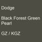 Preview: Dodge, Black Forest Green Pearl, GZ / KGZ.